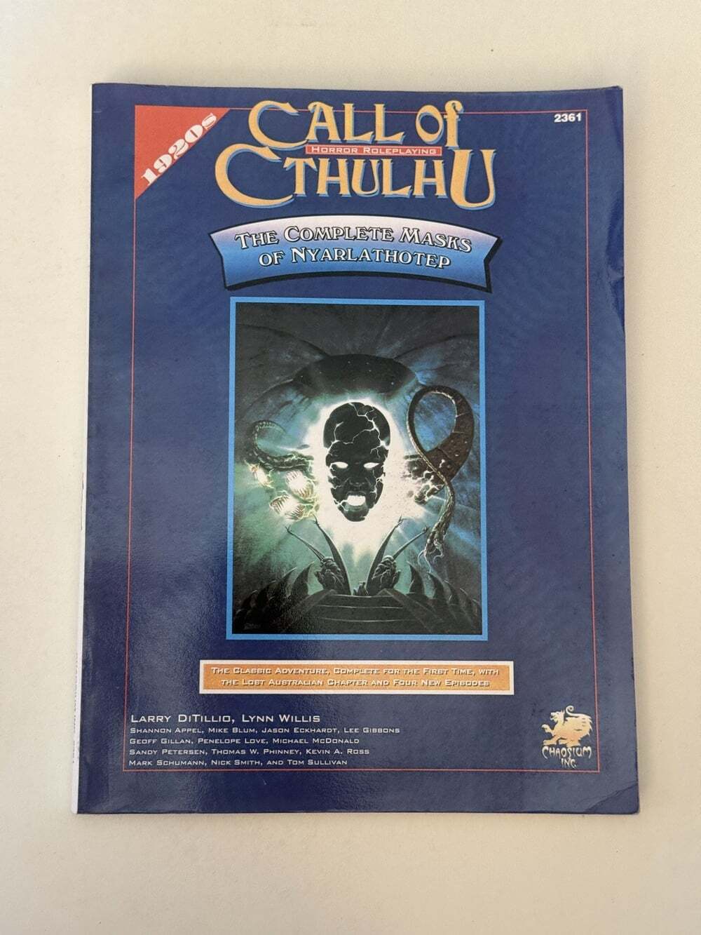 CALL OF CTHULHU 5.5 Sandy Peterson Lynn Willis Call of Cthulhu Chaosium RPG 1998